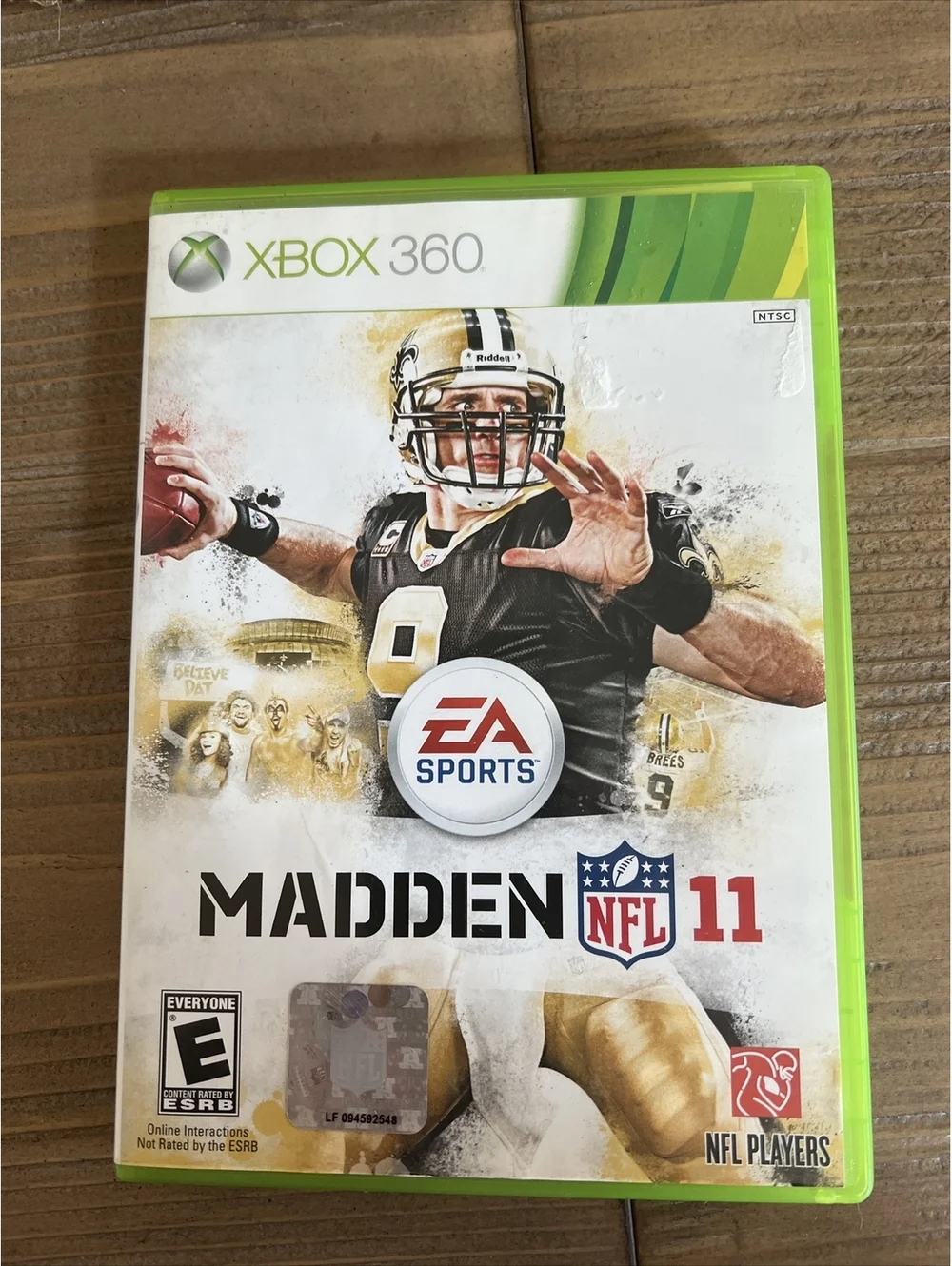 Madden NFL 11 (Microsoft Xbox 360, 2010) W/ bonus NBA LIVE 07